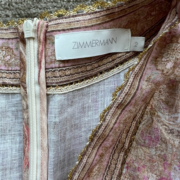 Zimmermann Anneke Midi Dress AU 2 - Picture 5 of 7